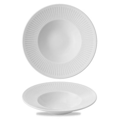 Churchill Super Vitrified Era Grey Breitrandige Schale für die Gastronomie