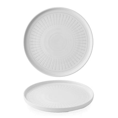 Churchill Super Vitrified Era Grey Teller 26cm für die gastronomische Präsentation von Speisen