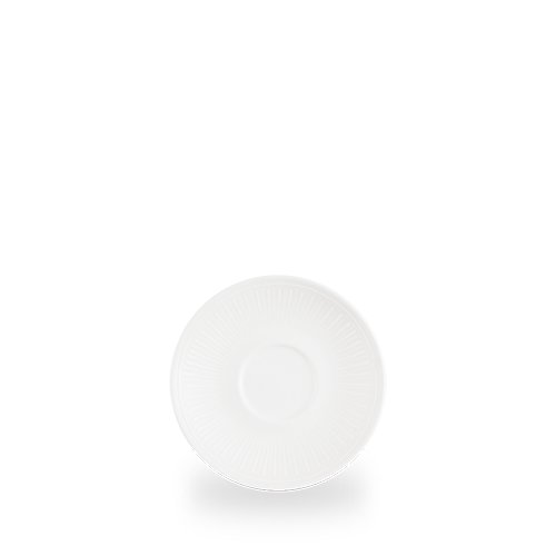 Churchill Super Vitrified Era White Cappuccino Untertasse, ideal für Gastronomie und stilvolle Präsentation.
