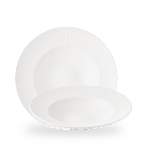 Churchill Super Vitrified Era White Breitfahnen-Schüssel 28cm für kreative Speisenpräsentation