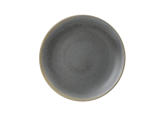 Dudson Evo Granit Coupe Platte für die Gastronomie – vielseitig einsetzbar und handgefertigt.
