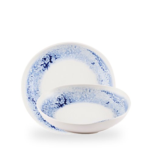 Churchill Super Vitrified Inked Fresco Blue Schale 25cm für Gastronomie und Catering
