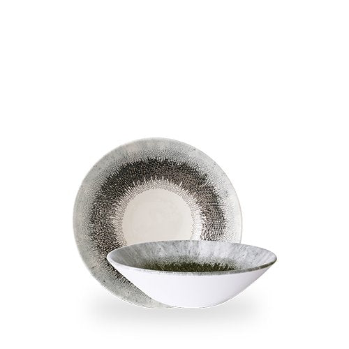 Churchill Super Vitrified Studio Prints Fusion Black Schale 19cm für gastronomische Nutzung