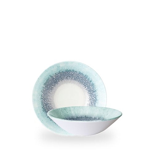 Churchill Super Vitrified Studio Prints Fusion Blue Schale für Gastronomie