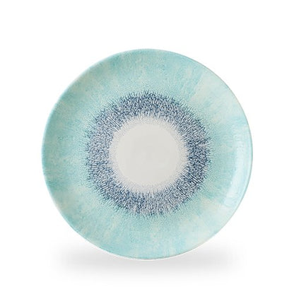 Churchill Super Vitrified Studio Prints Fusion Blue Teller für Gastronomie