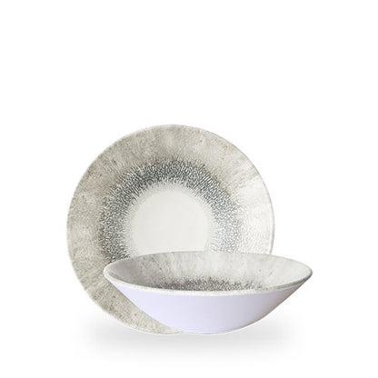 Churchill Super Vitrified Studio Prints Fusion Grey Schale für Gastronomie