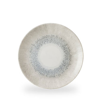 Churchill Super Vitrified Studio Prints Fusion Grey Teller für die gastronomische Speisenpräsentation