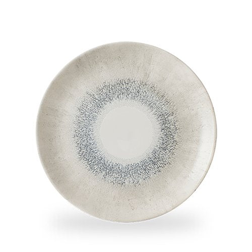 Churchill Super Vitrified Studio Prints Fusion Grey Teller für Gastronomie