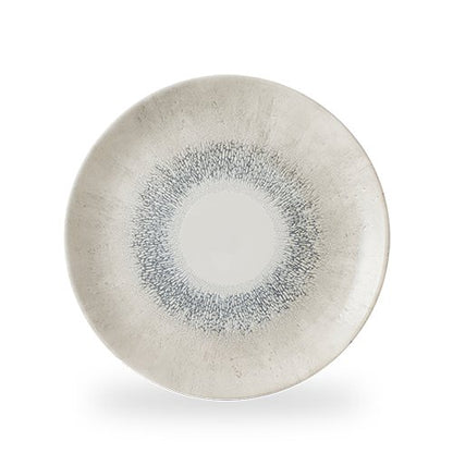 Churchill Super Vitrified Studio Prints Fusion Grey Teller für Gastronomie