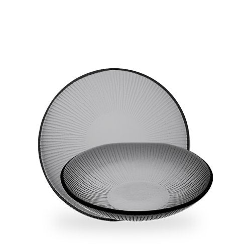 Churchill Glass Dusk Bamboo Schale rund, ideal für Gastronomie und Catering