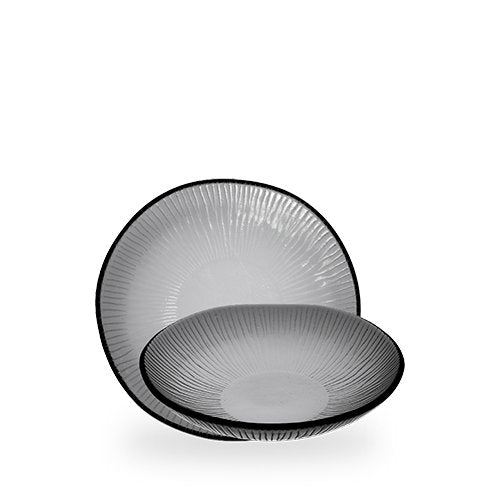 Churchill Glass Dusk Bamboo Schale rund 21cm für Gastronomie und tägliche Nutzung