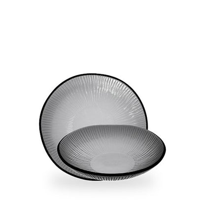 Churchill Glass Dusk Bamboo Schale rund 21cm für Gastronomie und tägliche Nutzung