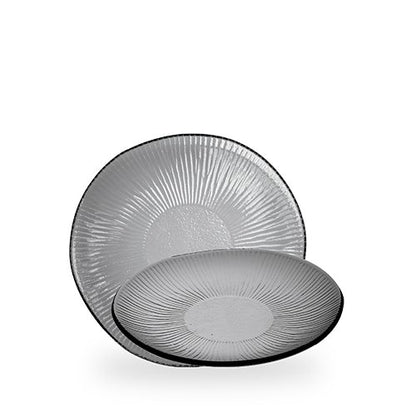 Churchill Glass Dusk Bamboo Platte Rund 22.5 cm für Gastronomie und Catering