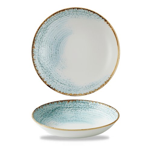 Churchill Super Vitrified Homespun Accents Aquamarine Teller für die Gastronomie