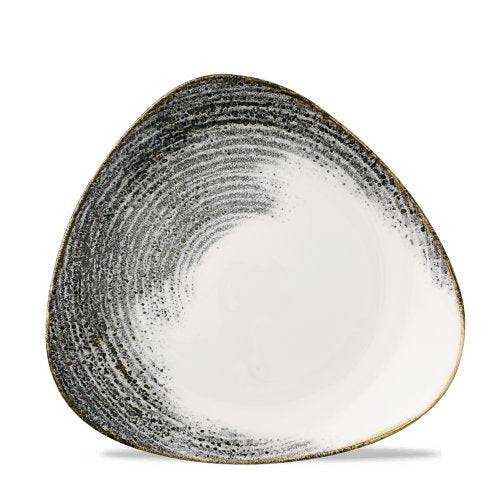 Churchill Super Vitrified Homespun Accents schwarzer Teller für Gastronomie