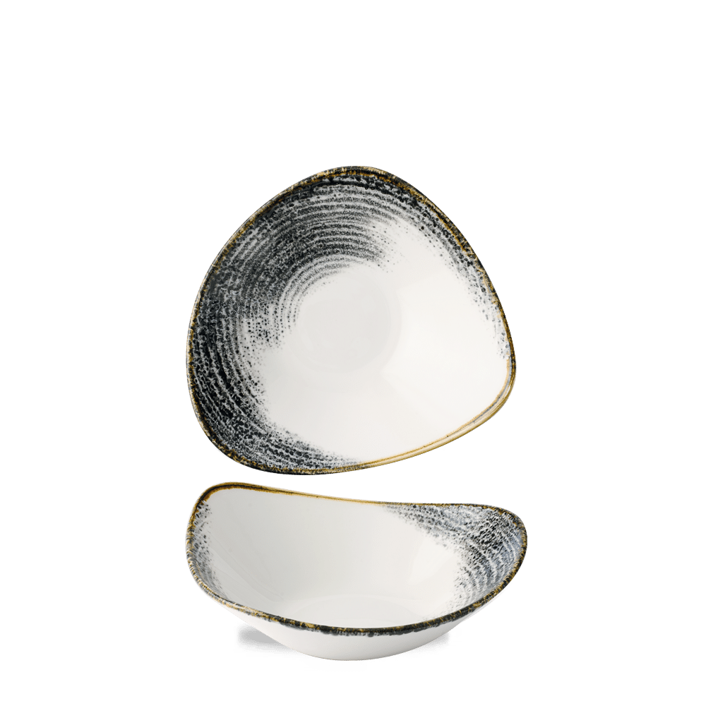 Churchill Super Vitrified Homespun Accents Black Schale für Gastronomie