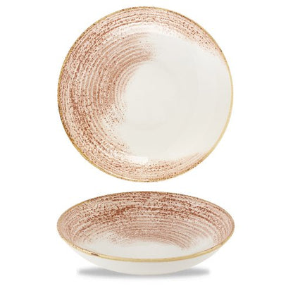 Churchill Super Vitrified Homespun Accents Coral Teller, rund, für Gastronomie