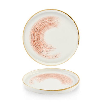 Churchill Super Vitrified Homespun Accents Coral Teller für gastronomische Anwendungen
