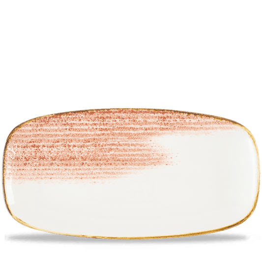 Churchill Super Vitrified Homespun Accents Coral Platte für ansprechende Speisenpräsentation