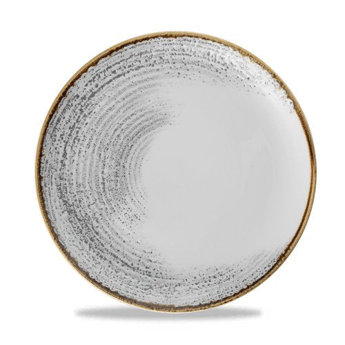 Churchill Super Vitrified Homespun Accents Jasper Grey Teller für professionelle Gastronomie