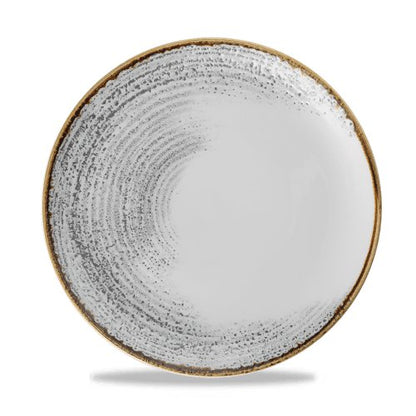 Churchill Super Vitrified Homespun Accents Jasper Grey Teller für professionelle Gastronomie