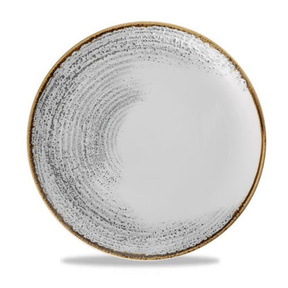 Churchill Super Vitrified Homespun Accents Jasper Grey Teller Flach 28.8cm für die Gastronomie