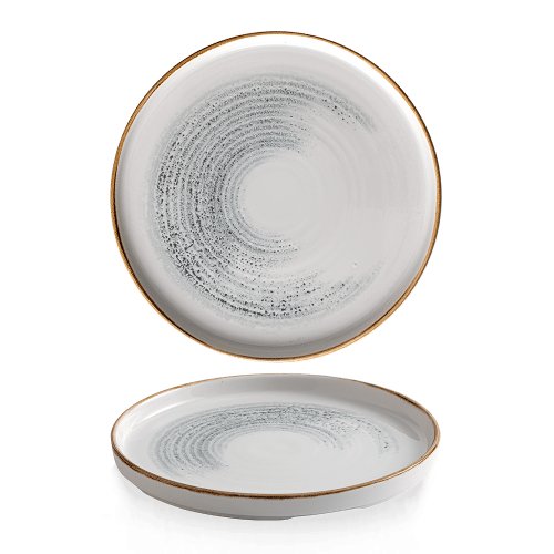 Churchill Super Vitrified Homespun Accents Jasper Grey Teller 26cm für Gastronomie