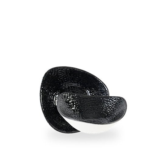 Churchill Super Vitrified Homespun Chroma Black Schale, ideal für Gastronomie und Catering