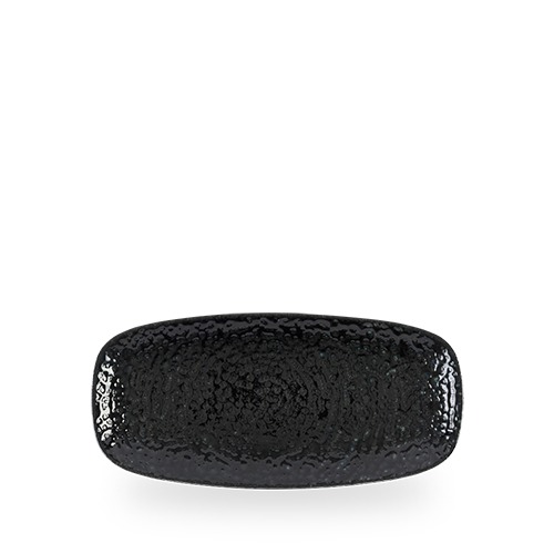 Churchill Super Vitrified Homespun Chroma Black Platte für Gastronomie