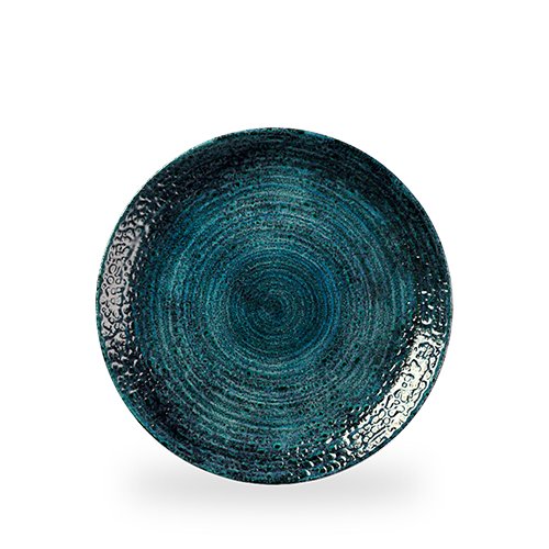 Churchill Super Vitrified Homespun Chroma Blue Teller 26cm für Gastronomie