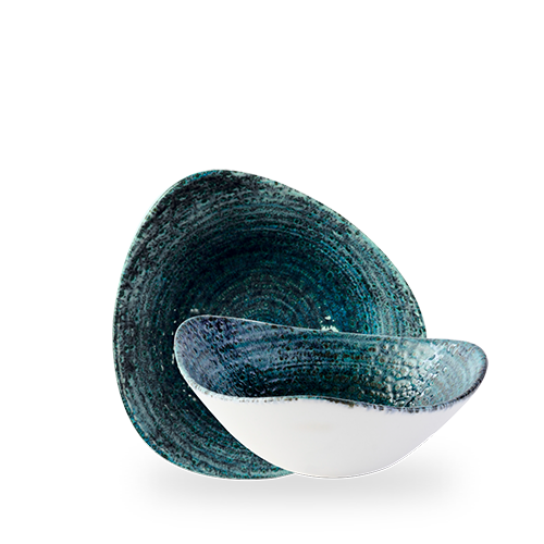 Churchill Super Vitrified Homespun Chroma Blue Schale für Gastronomie und professionelle Küche