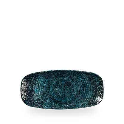 Churchill Super Vitrified Homespun Chroma Blue Chefs Platte für gastronomische Anwendungen