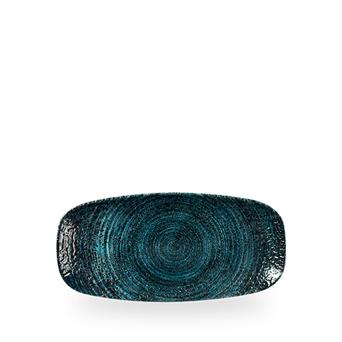 Churchill Super Vitrified Homespun Chroma Blue Chefs Platte für gastronomische Anwendungen