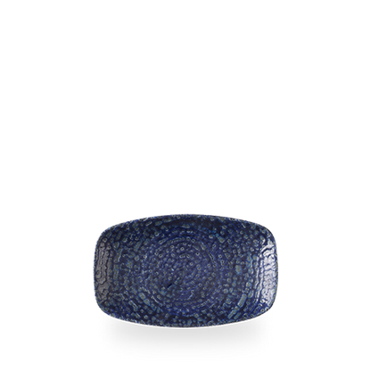 Churchill Super Vitrified Homespun Chroma Twilight Platte, rechteckig, 20x12,1cm, für Gastronomie