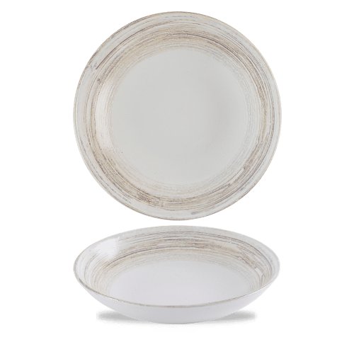 Churchill Super Vitrified Elements Dune Teller Tief 18,2cm für gastronomische Anwendungen.