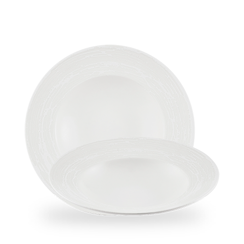 Churchill Super Vitrified Inked Elements Ice Schüssel 28cm für kreative Anrichtungen in der Gastronomie