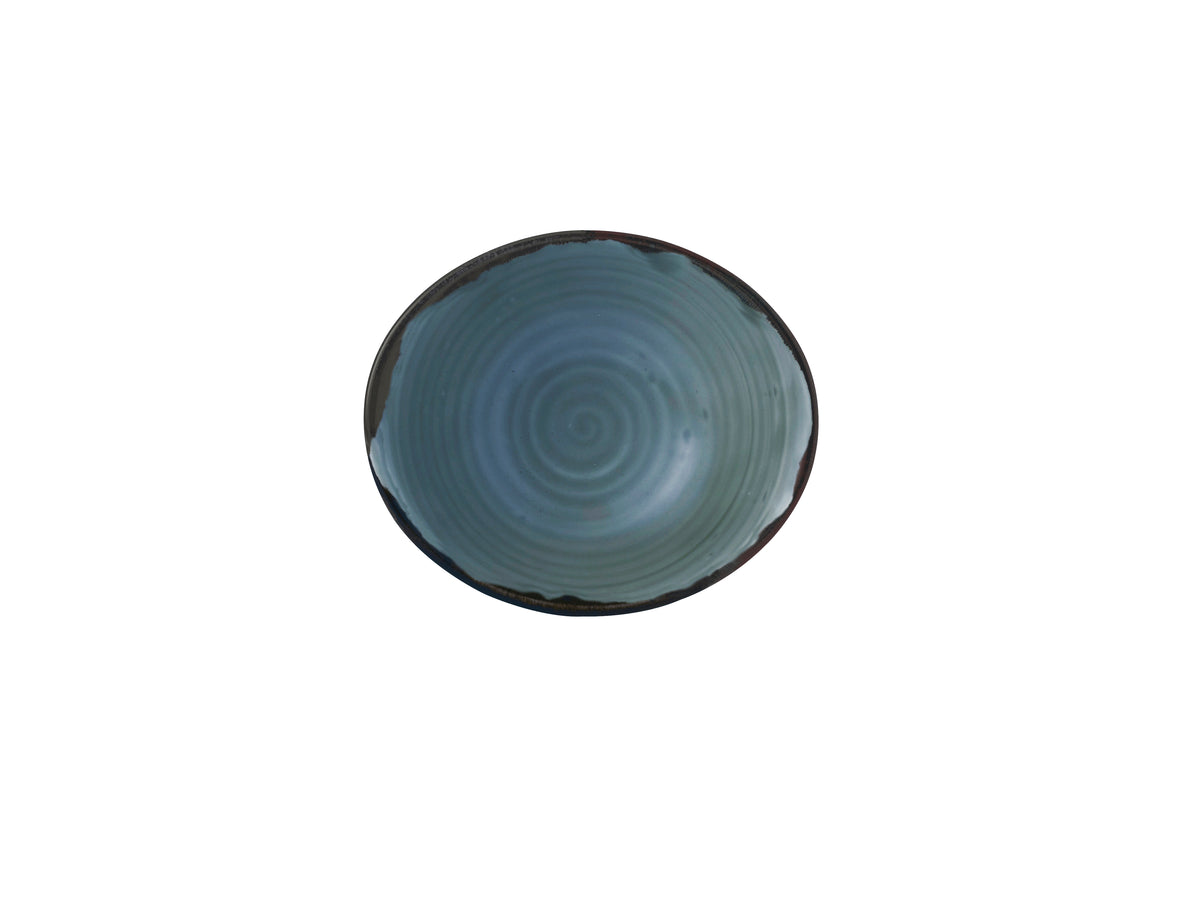 Dudson Harvest Blue Schale, tief, für Gastronomie, handgefertigt