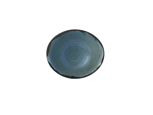 Dudson Harvest Blue Schale, tief, für Gastronomie, handgefertigt