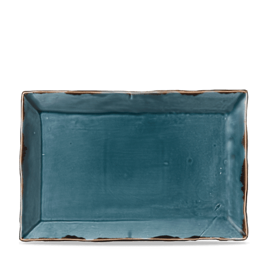 Dudson Harvest Blue Tablett, handgefertigt, für Gastronomie und Catering
