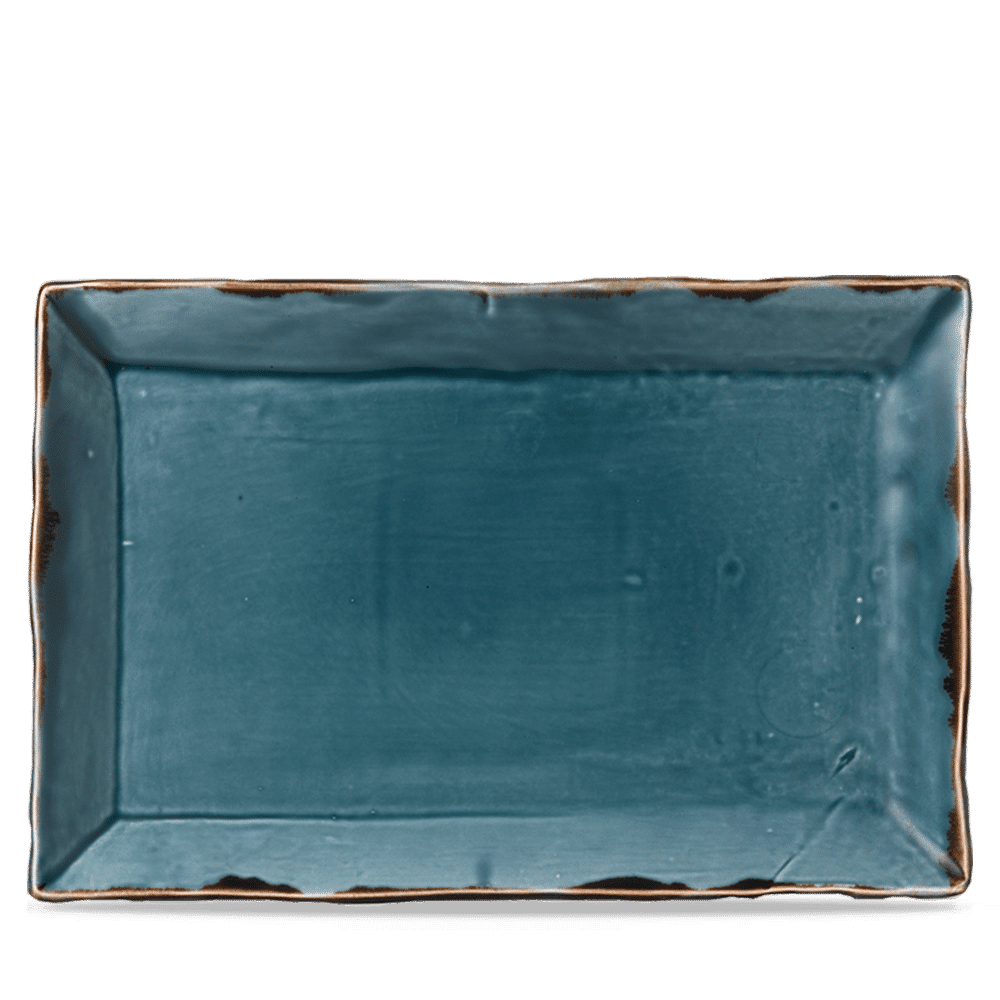 Dudson Harvest Blue Tablett, handgefertigt, ideal für Gastronomie