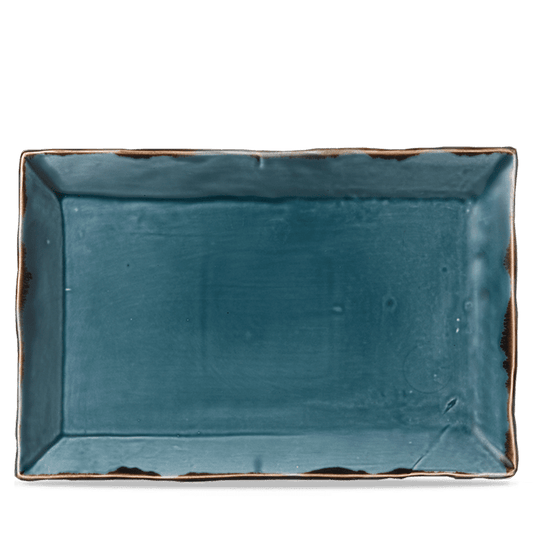 Dudson Harvest Blue Tablett, handgefertigt, ideal für Gastronomie