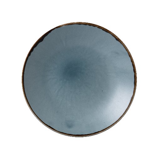 Dudson Harvest Blue Teller Tief Coup 25,5 cm für Gastronomie und professionelle Küchen.