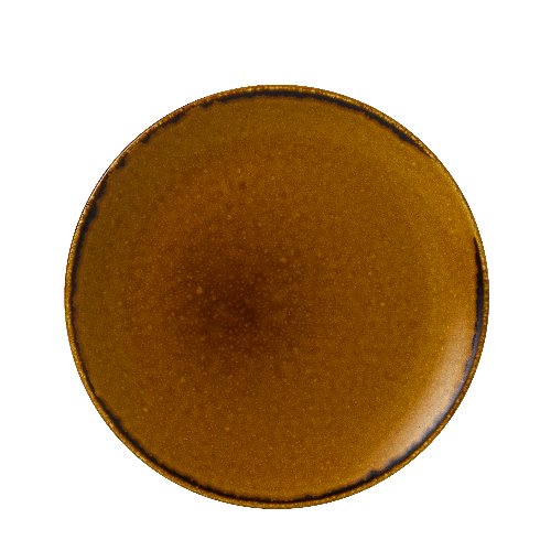 Dudson Harvest Brown Teller Flach Coup 26cm für Gastronomie und professionelle Küche