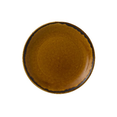 Dudson Harvest Brown Teller Flach Coup 16,5cm für Gastronomie