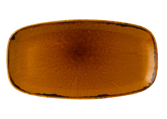 Dudson Harvest Brown Chefs Platte 35.5 x 18.9cm für die gastronomische Präsentation