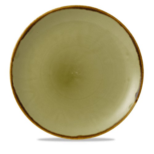 Dudson Harvest Green Teller Flach Coup 28,8cm für Gastronomie-Einsatz