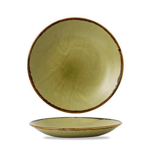 Dudson Harvest Green Teller Tief Coup 27.8cm für Gastronomie und professionelle Küchen