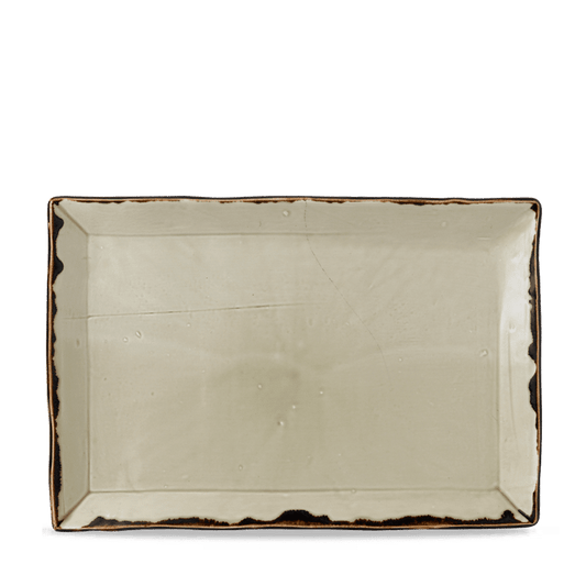Dudson Harvest Linen Platte rechteckig 28.5 x 18.7cm für gastronomische Anwendungen