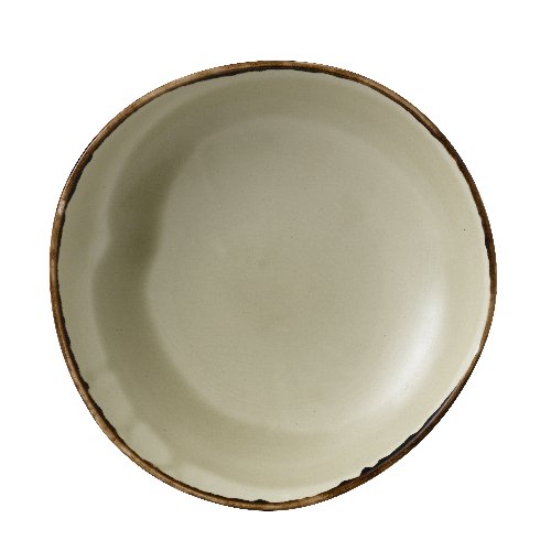 Dudson Harvest Linen Teller Tief, handgefertigt, für Gastronomie geeignet.