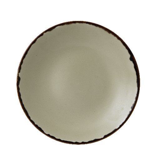 Dudson Harvest Linen Teller Tief Coup 25,5cm für Gastronomie und professionelle Küche